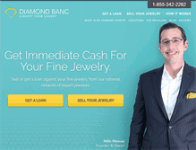 Tablet Screenshot of diamondbanc.com